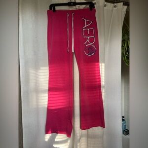Aeropostale Low Rise Pink Lounge Sweatpants